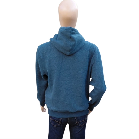 8272....Blue Pullover Hoodie Size Medoum - Picture 5 of 6